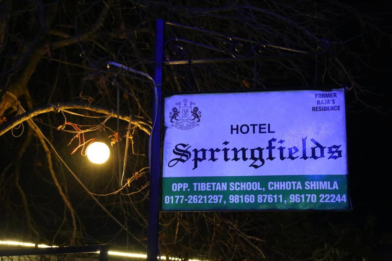 Springfields - A Heritage Palace Since 1902 Shimla Exterior foto